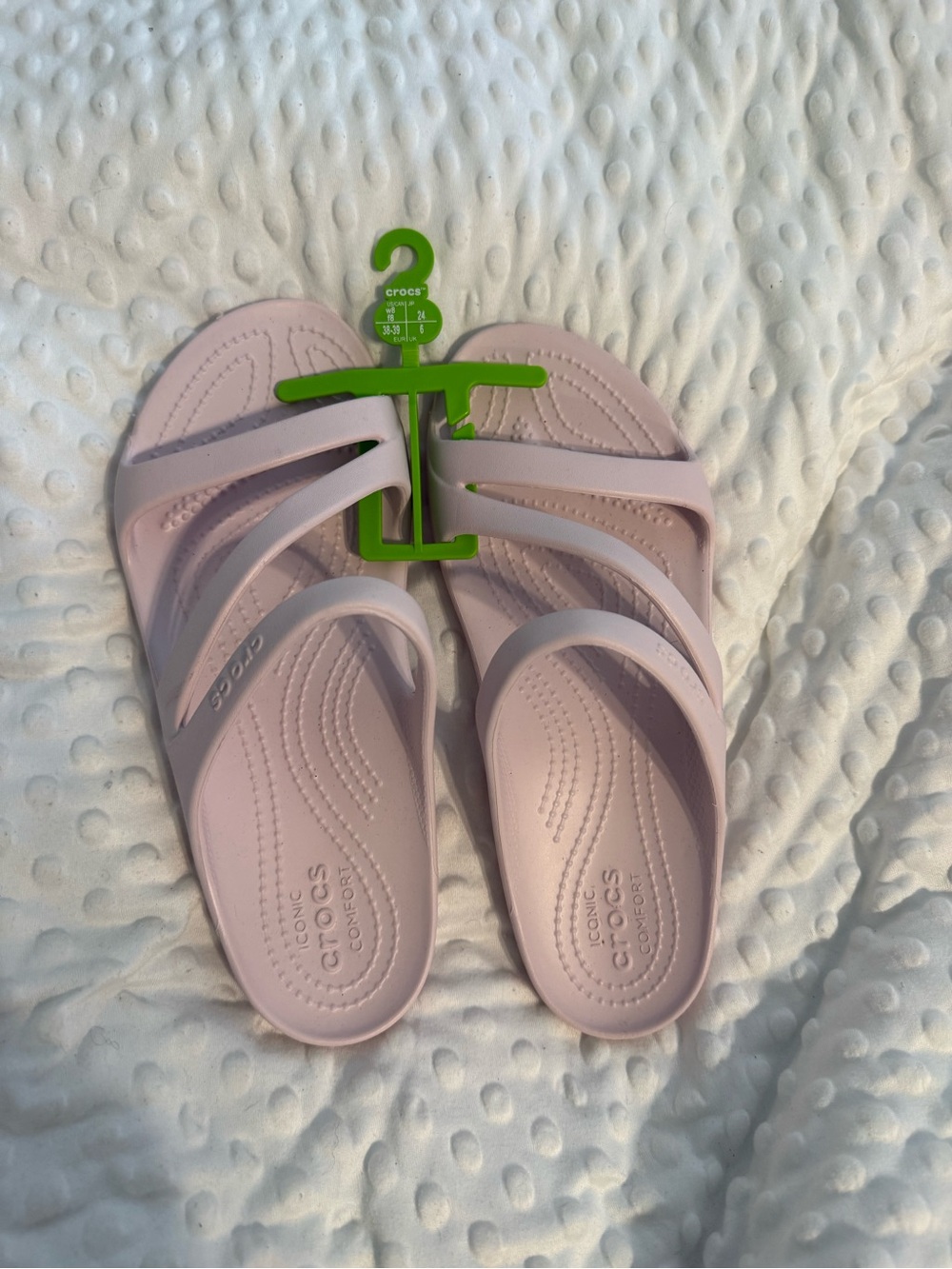 Crocs slides new without paper tag